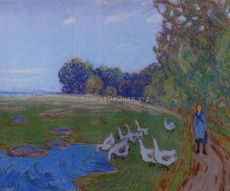 Goose Girl - 阿尔弗莱德·西斯莱